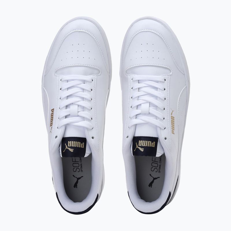 Batai PUMA Shuffle puma white/puma white/peacoat/puma team gold 6
