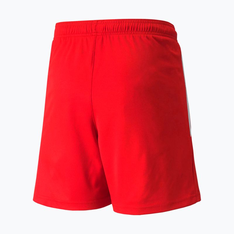 PUMA Teamliga vaikiški futbolo šortai raudoni 704931 01 2