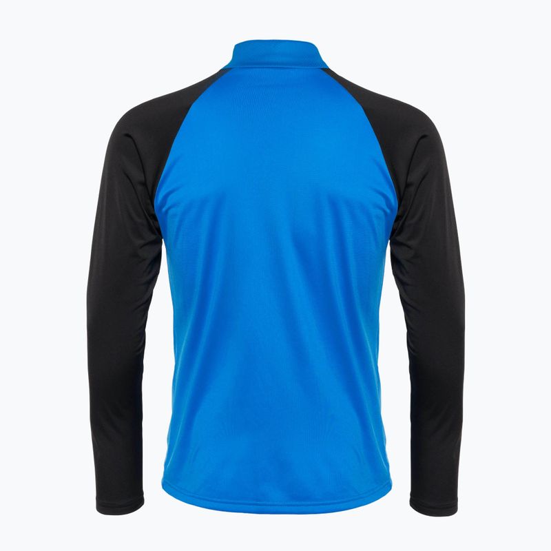 Vyriški PUMA Teamliga 1/4 Zip Top futbolo marškinėliai mėlyni 657236 02 2