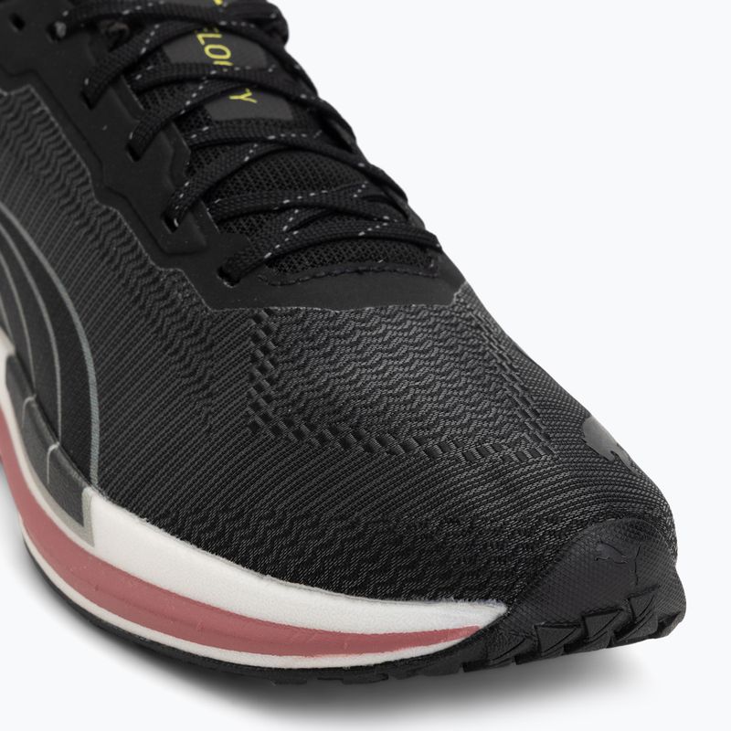 Moteriški bėgimo batai Puma Velocity Nitro WTR black/silver/yellow 7