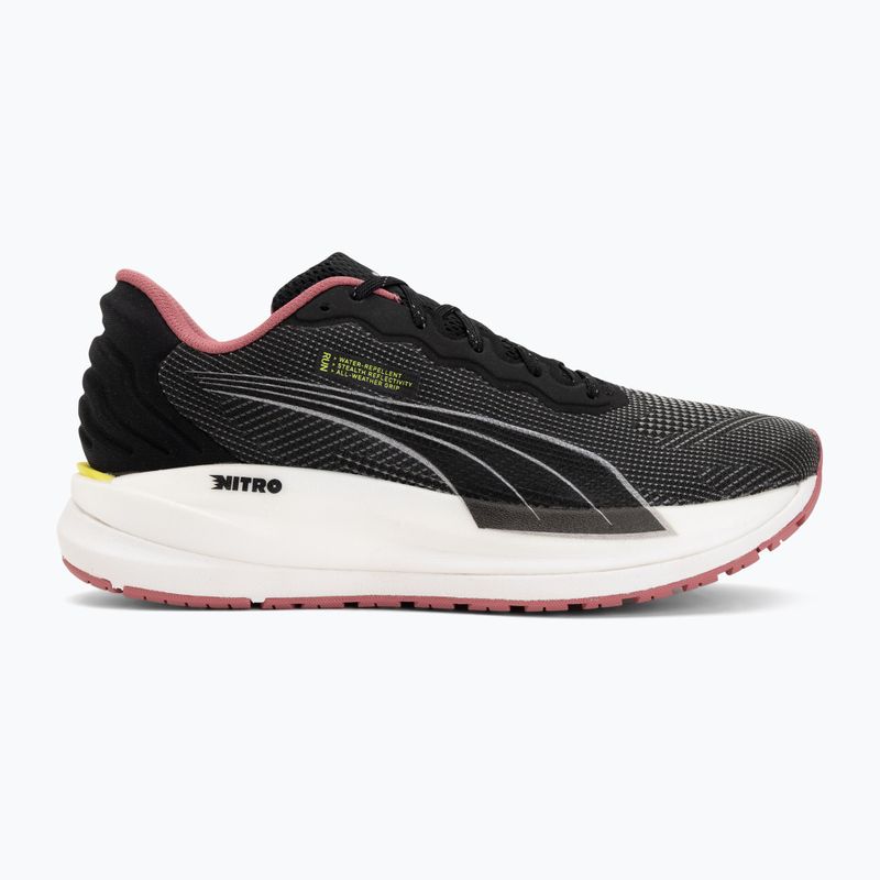 Moteriški bėgimo batai Puma Magnify Nitro WTR black/mauvewood 2