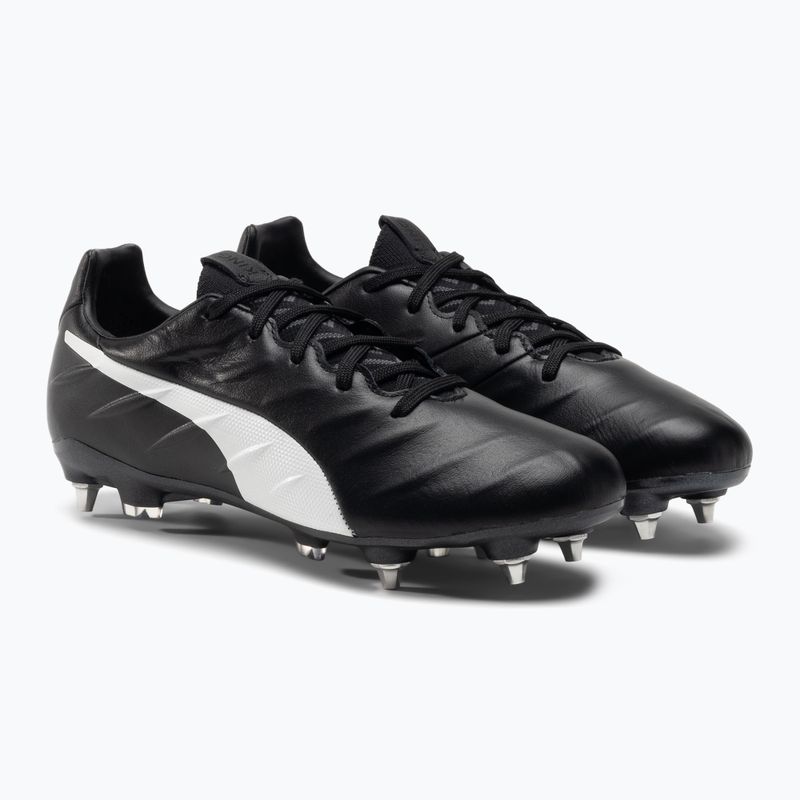 Vyriški futbolo bateliai PUMA King Platinum 21 MXSG juodi ir balti 106545 01 4