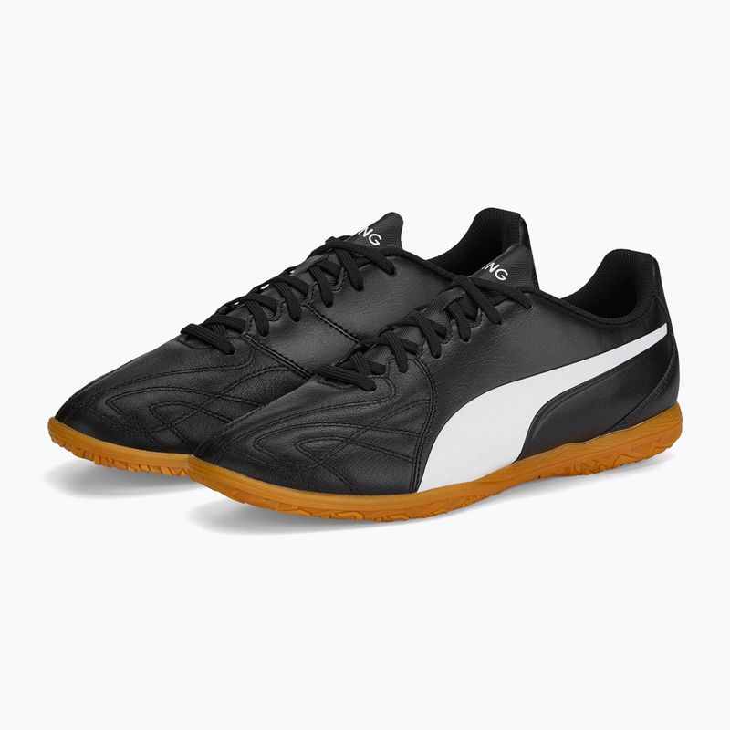 Vyriški futbolo bateliai PUMA King Hero 21 IT juodi 106557 01 10