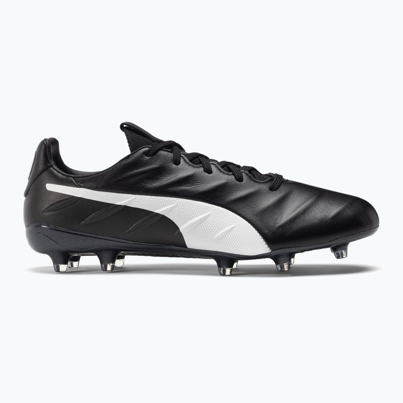 Vyriški futbolo bateliai PUMA King Platinum 21 FG/AG juodi ir balti 106478 01 2