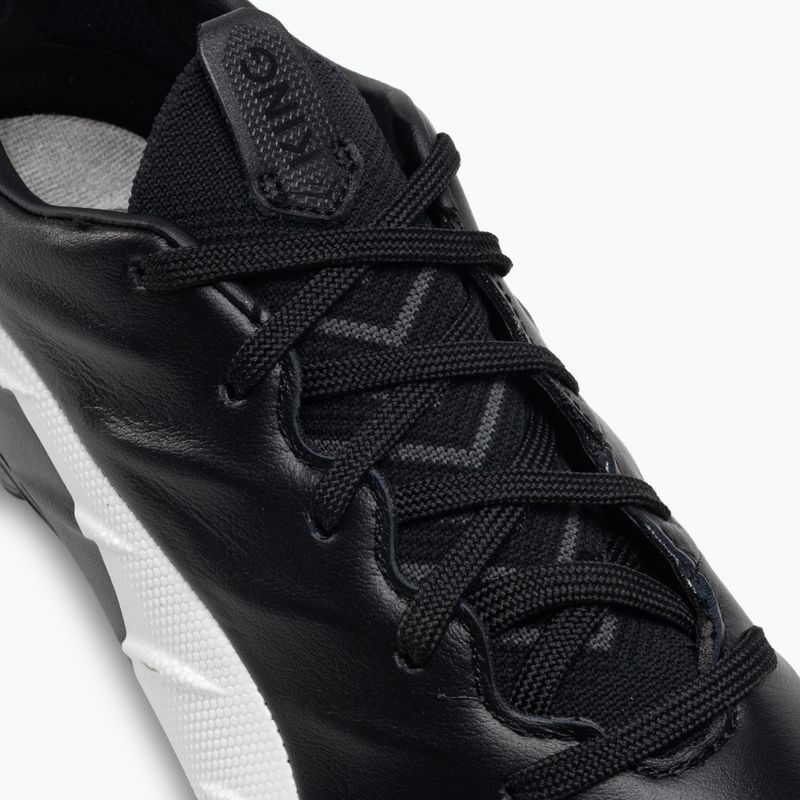 Vyriški futbolo bateliai PUMA King Platinum 21 FG/AG juodi ir balti 106478 01 7