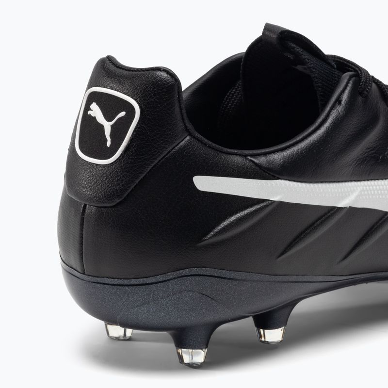 Vyriški futbolo bateliai PUMA King Platinum 21 FG/AG juodi ir balti 106478 01 8