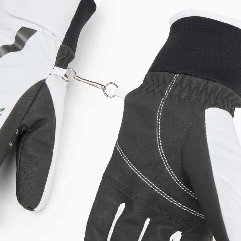 Moteriškos slidininkų pirštinės ZIENER Kitty Aquashield white 5