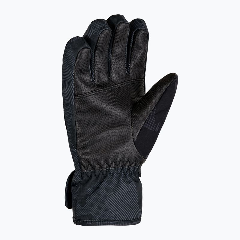 Vaikiškos slidinėjimo pirštinės Ziener Leif-Z GTX black/gray ink camo 3