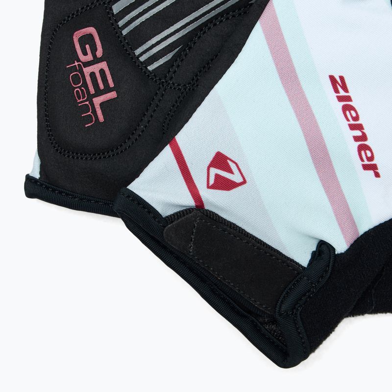 Moteriškos dviračių pirštinės ZIENER MTB Crizy Lady GELfoam sangria red 4