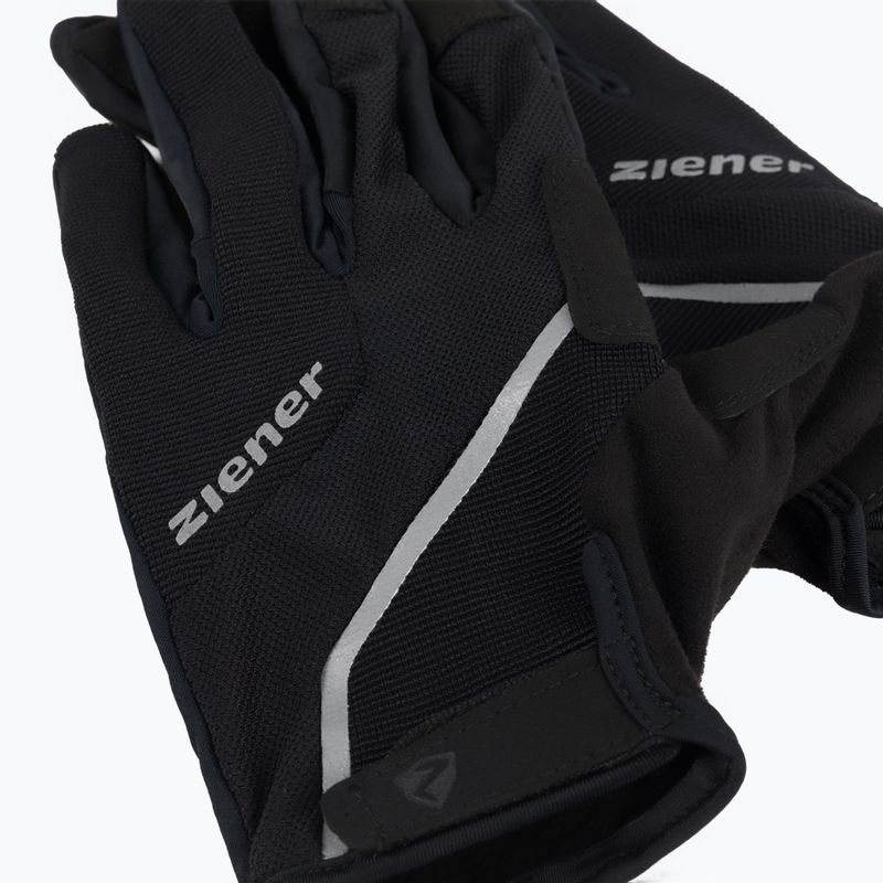 ZIENER MTB dviračių pirštinės Clyo Touch Long Gel juodos spalvos Z-988229/12 4