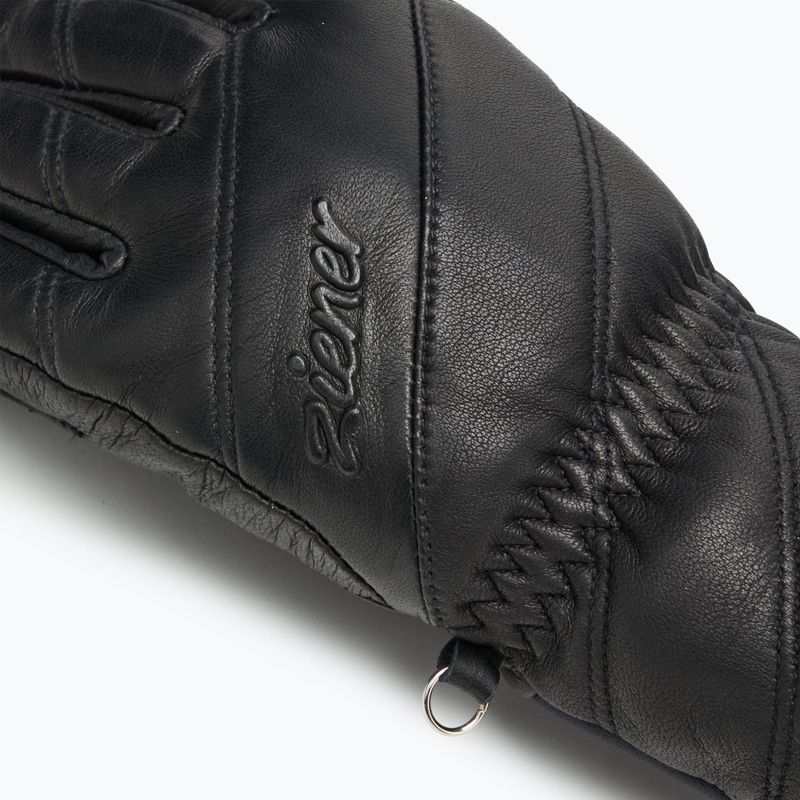 Moteriškos slidininkų pirštinės ZIENER Kuma Aquashield black 4