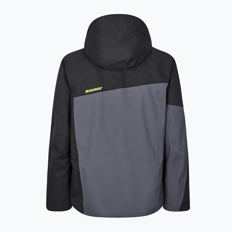 Vyriška slidinėjimo striukė ZIENER Tungua black-grey 224203 2