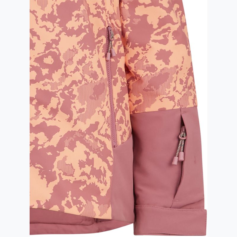 Vaikiška slidinėjimo striukė ZIENER Amaja rose blossom camo 3