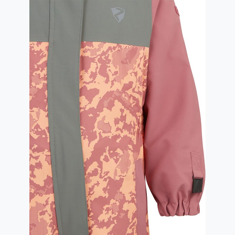 Vaikiškas slidinėjimo kombinezonas ZIENER Anup rose blossom camo 3