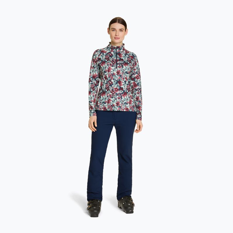 Moteriški termoaktyvūs marškinėliai ZIENER Jeane flower print 2