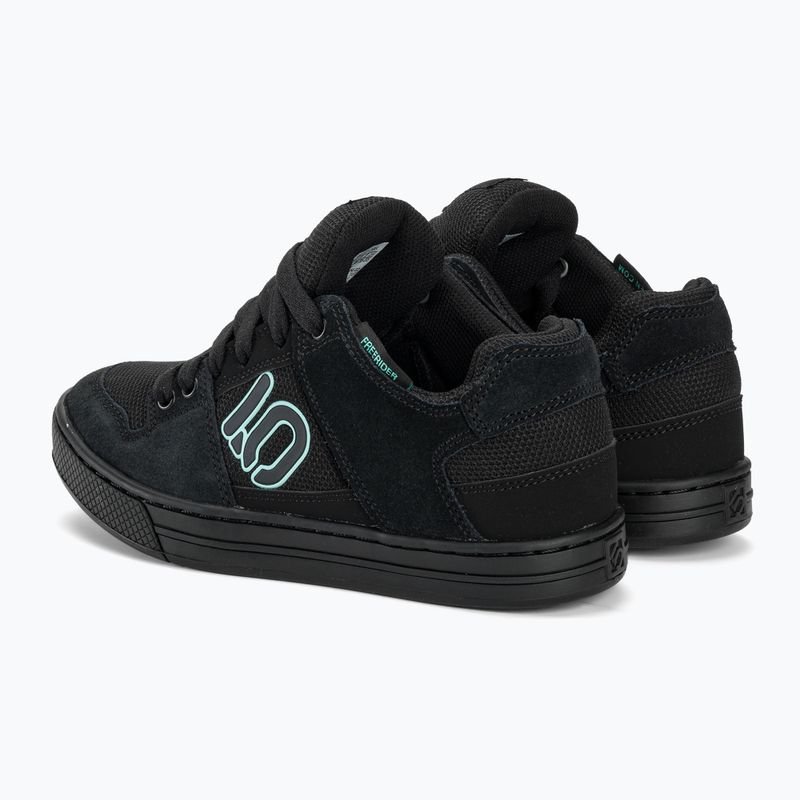 Dviračio batai platformos moteriški adidas FIVE TEN Freerider core black/acid mint/core black 4