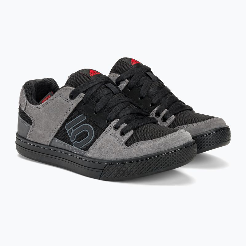 Dviračio batai platformos vyriški adidas FIVE TEN Freerider grey five/core black/grey four FW2836 5