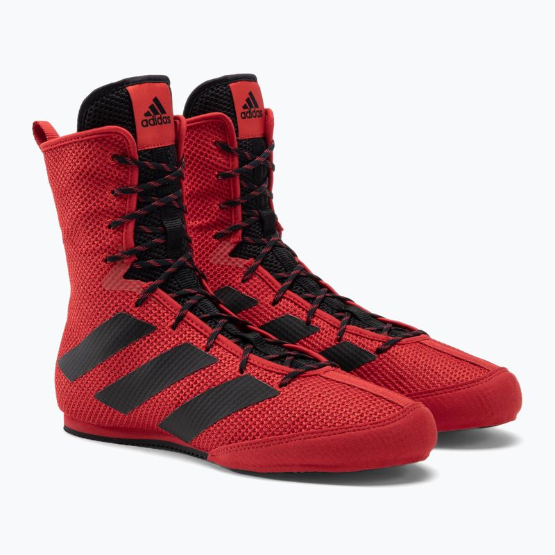 adidas Box Hog 3 bokso bateliai raudoni FZ5305 5