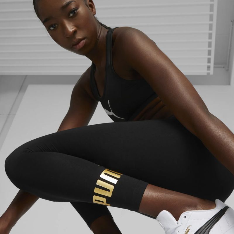 Moteriškos tamprės PUMA ESS+ Metallic puma black 5