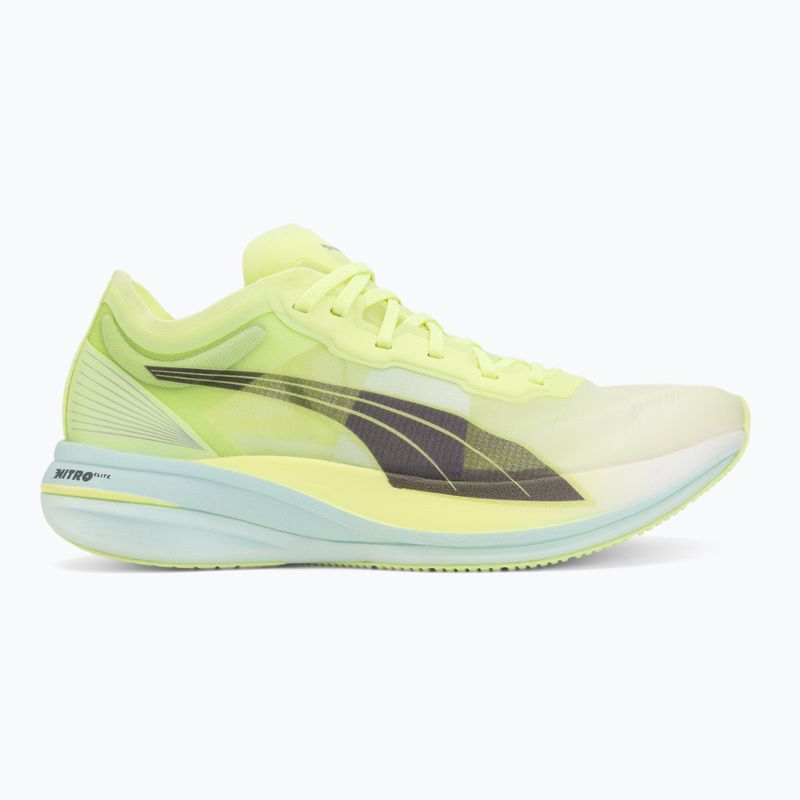 Moteriški bėgimo batai PUMA Deviate Nitro Elite Racer yellow/green/blue/grey/white/black 2