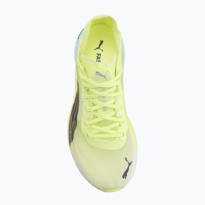 Moteriški bėgimo batai PUMA Deviate Nitro Elite Racer yellow/green/blue/grey/white/black 5