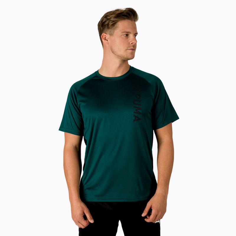 Vyriški treniruočių marškinėliai PUMA Fit Tee green 522119 24