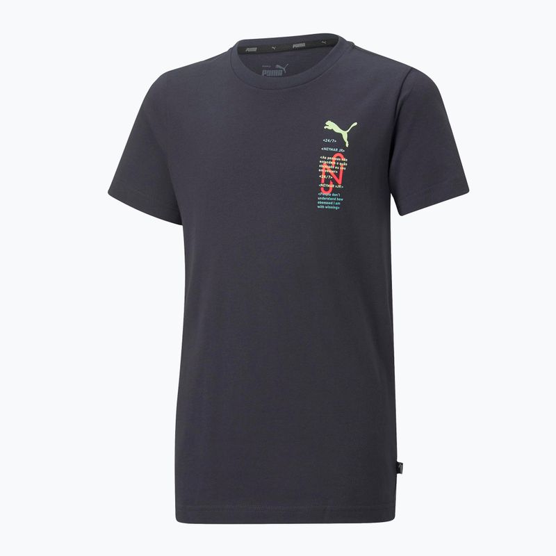 Vaikiški futbolo marškinėliai PUMA Neymar Jr. 24/7 Graphic navy blue 605775 09 5