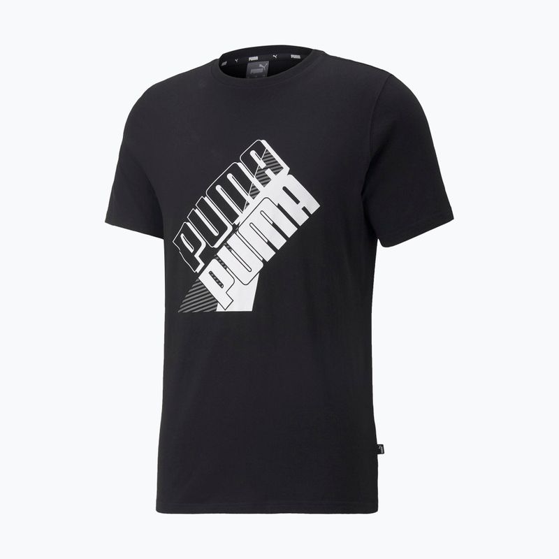 Vyriški treniruočių marškinėliai PUMA Power Logo Tee black 849788 01 6