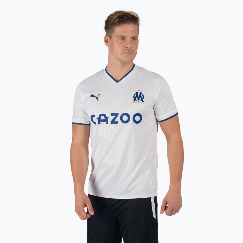 Vyriški futbolo marškinėliai PUMA Om Home Jersey Replica white 766085 01