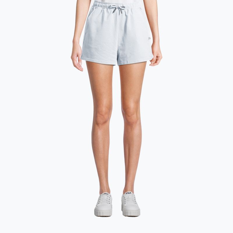 Moteriški FILA Brandenburg High Waist šortai ryškiai balti