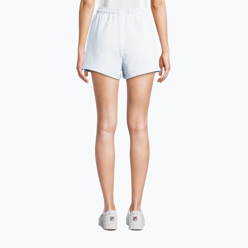 Moteriški FILA Brandenburg High Waist šortai ryškiai balti 2