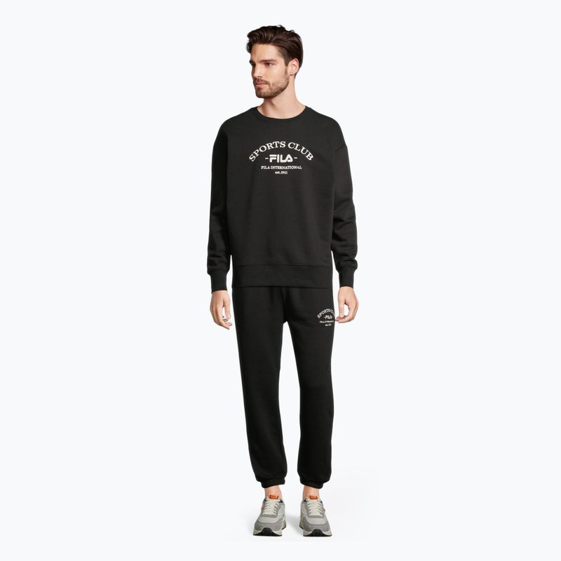 Vyriškas džemperis FILA Brand Loose Fit Crew black 2