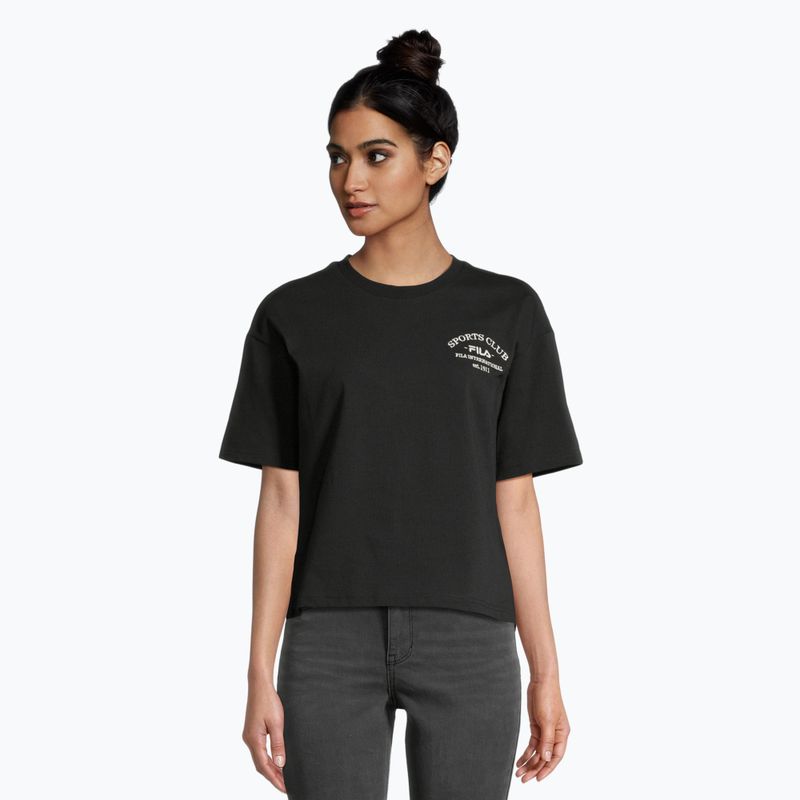 Moteriški marškinėliai FILA Boms Loose Fit black
