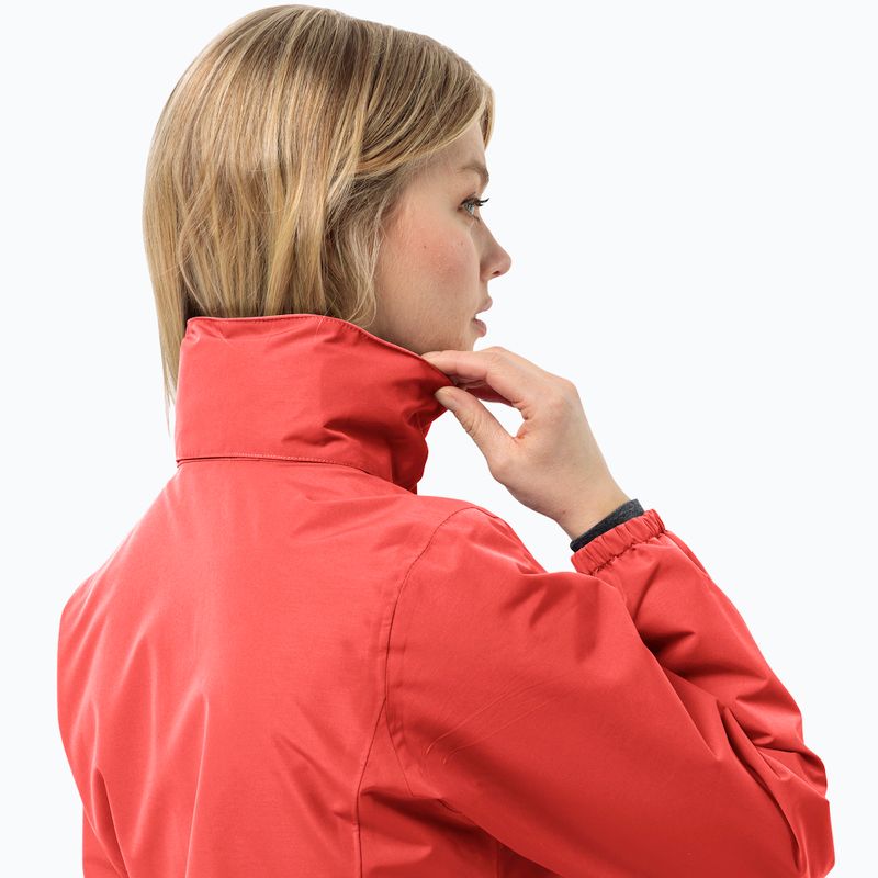 Moteriška striukė nuo lietaus Jack Wolfskin Stormy Point 2L vibrant red 3