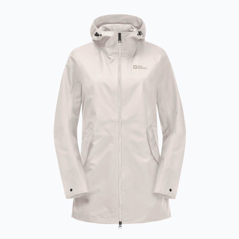 Moteriškas lietaus paltas Jack Wolfskin Dakar Parka sea shell 6