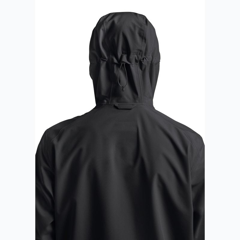 Vyriška striukė nuo lietaus Jack Wolfskin Highest Peak 3L black 6