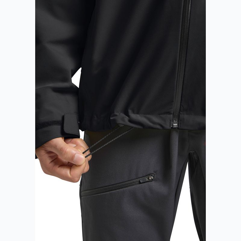 Vyriška striukė nuo lietaus Jack Wolfskin Highest Peak 3L black 10