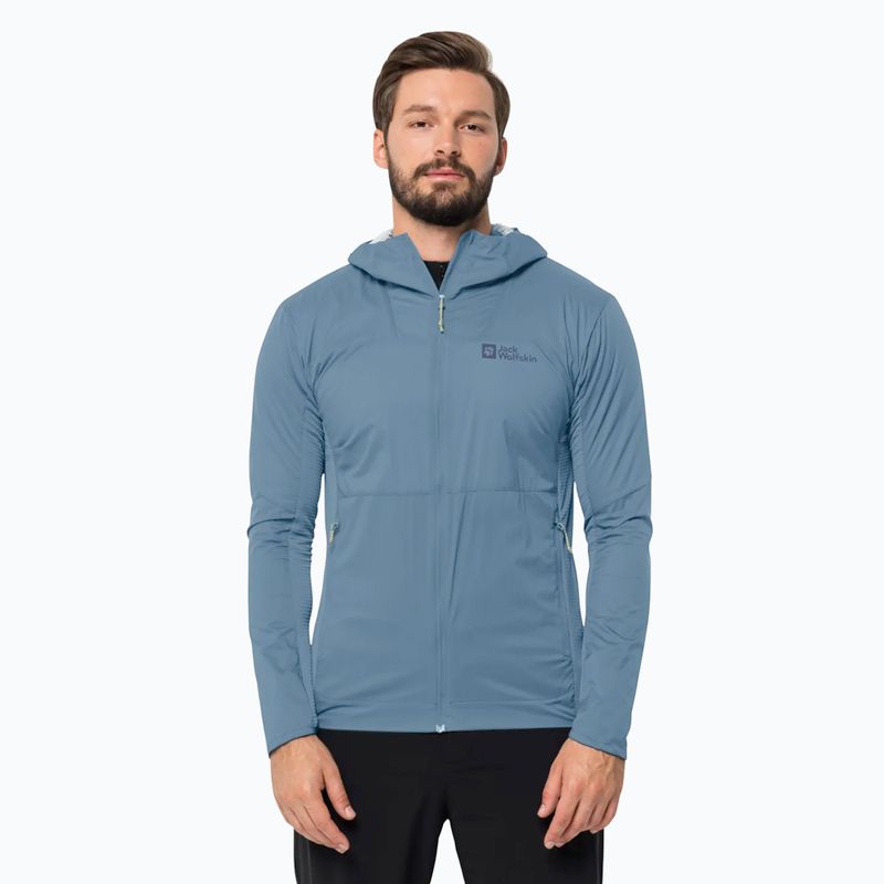 Vyriška hibridinė striukė Jack Wolfskin Prelight Alpha elemental blue