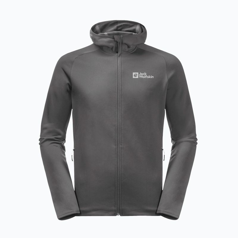 Vyriškas fliso džemperis Jack Wolfskin Baiselberg Hooded Fz 5