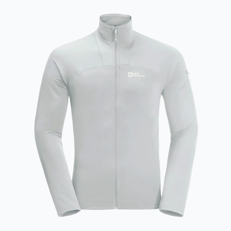 Vyriškas žygio džemperis Jack Wolfskin Prelight FZ cool grey 5