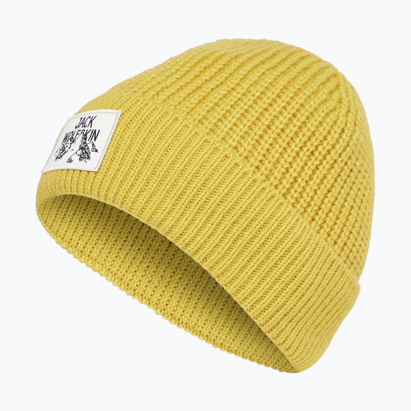 Žieminė kepurė Jack Wolfskin Badge mustard