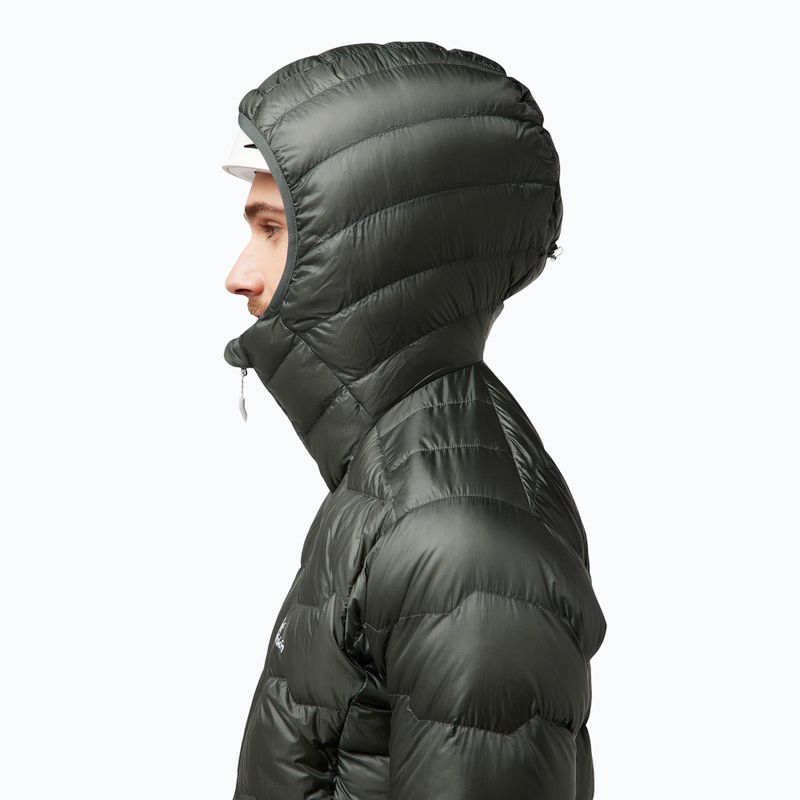 Vyriška pūsta striukė Jack Wolfskin Alpspitze Down Hoody slate green 3