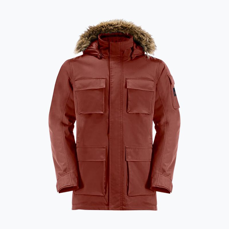 Vyriška pūsta striukė Jack Wolfskin Glacier Canyon Parka intense rust