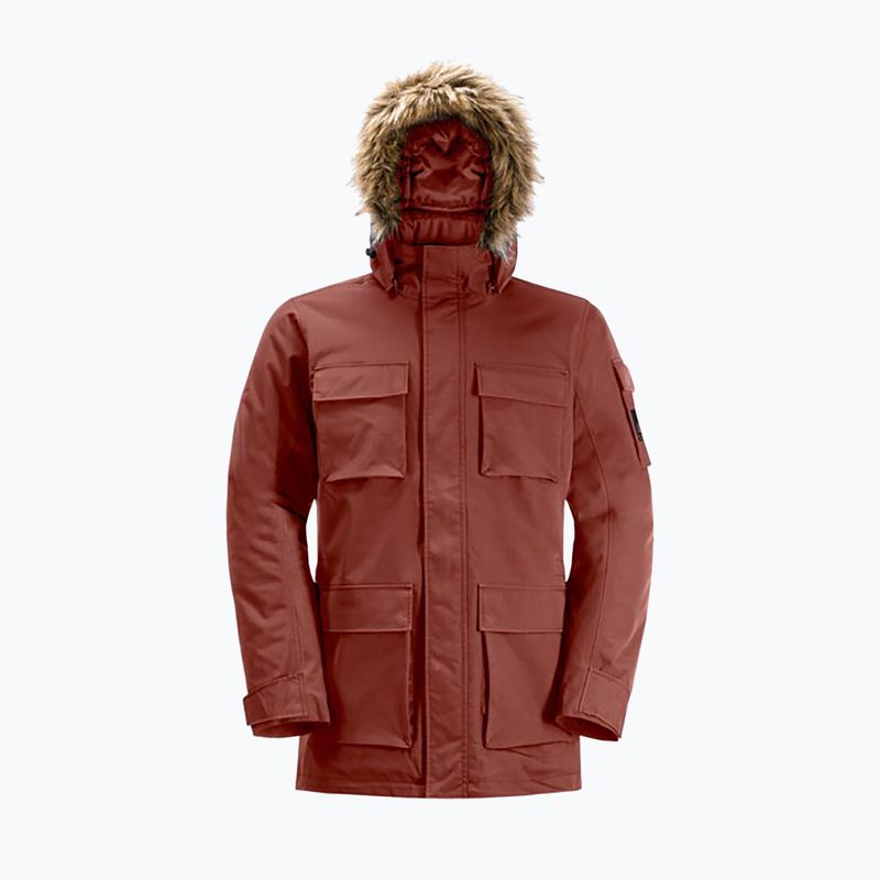 Vyriška pūsta striukė Jack Wolfskin Glacier Canyon Parka intense rust 2