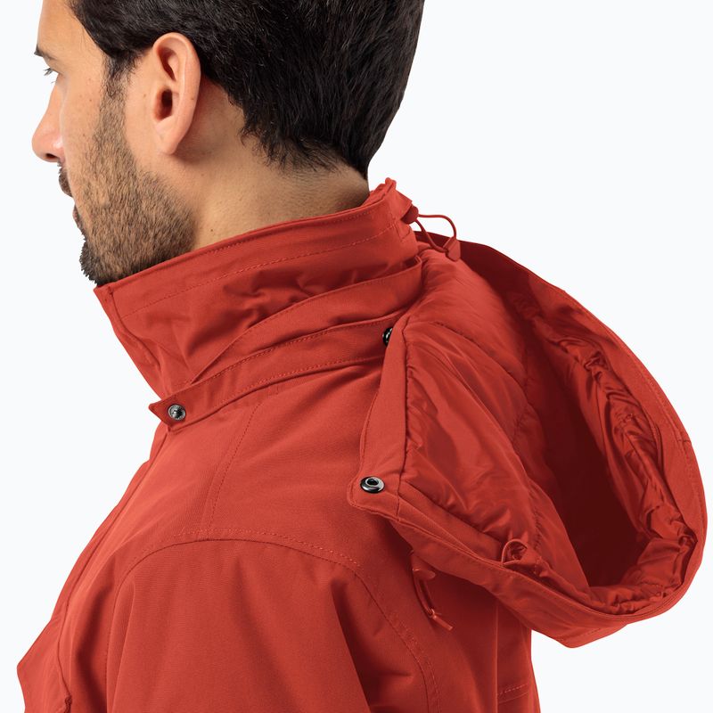 Vyriška pūsta striukė Jack Wolfskin Glacier Canyon Parka intense rust 4