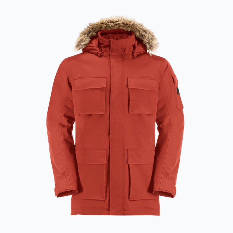 Vyriška pūsta striukė Jack Wolfskin Glacier Canyon Parka intense rust 7