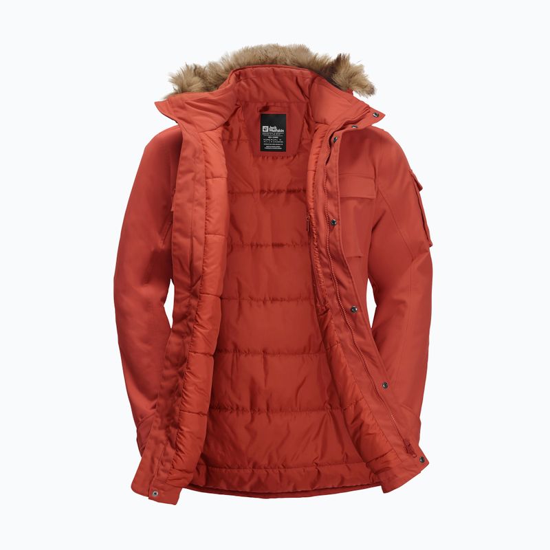 Vyriška pūsta striukė Jack Wolfskin Glacier Canyon Parka intense rust 9