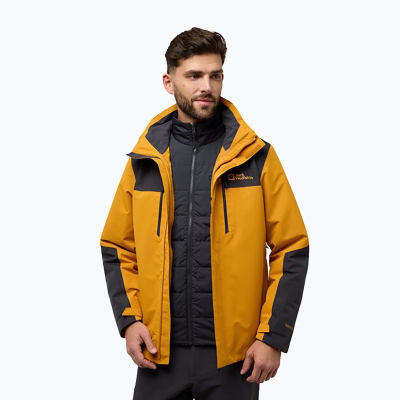 Vyriška striukė 3in1 Jack Wolfskin Jasper 3In1 safflower 3