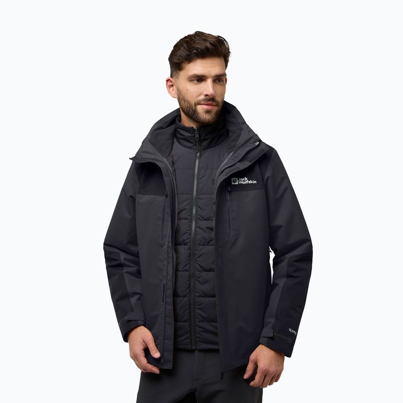 Vyriška striukė 3in1 Jack Wolfskin Jasper 3In1 phantom 3