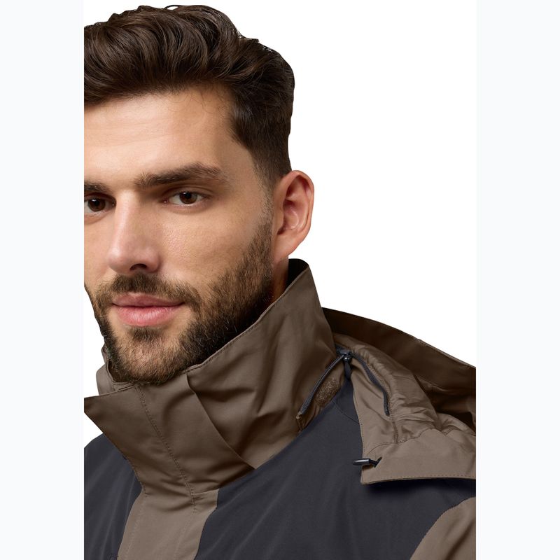 Vyriška striukė 3in1 Jack Wolfskin Jasper 3In1 cold coffee 7